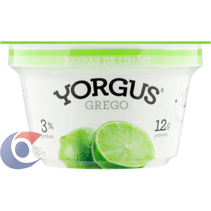 Iogurte Grego Yorgus Integral Com Limão 130g