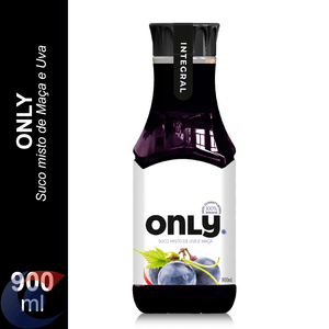 Suco Integral Only Uva Tinto E Maçã 900ml