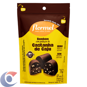 Bombom Flormel Pouch Castanha De Caju 75g