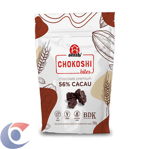 Biscoito De Arroz Chokoshi Bites 56% Cacau 50g