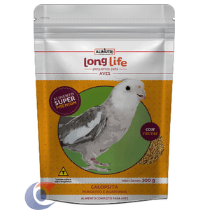 Ração Long Life Calopsita Com Frutas 300g