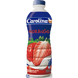 Bebida Láctea Carolina Morango Garrafa 800g