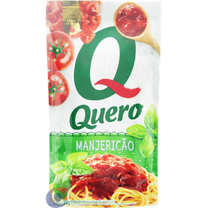 Molho De Tomate Quero Manjericão Sache 300g