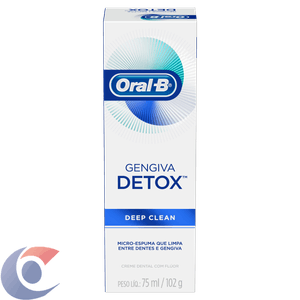Creme Dental Oral-B Gengiva Detox Deep Clean 102g