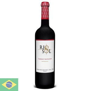 Vinho Nacional Tinto Rio Sol Cabernete Sauvignon 750ml