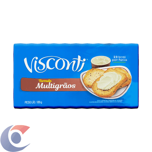 Torrada Multigraos Visconti 120g Cesta