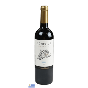 Vinho Uruguaio Tinto Cómplice Reserva Malbec 750ml