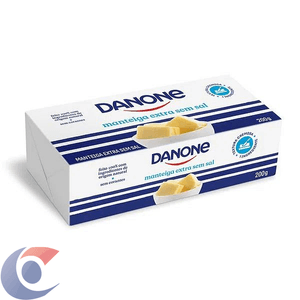 Manteiga Danone Sem Sal Tablete 200g