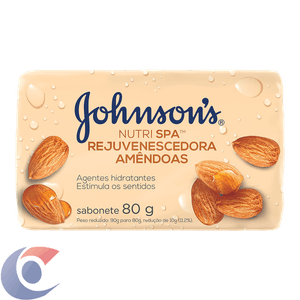 Sabonete Johnsons Rejuvenescedora Amêndoas 80g