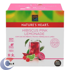 Chá Em Capsula Hibiscus Pink Lemonade Nature'S Heart 60g 6 Un