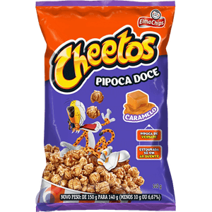 Pipoca Pronta Doce Caramelizada Elma Chips Cheetos 140g