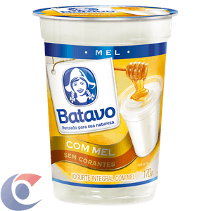 Iogurte Natural Batavo Mel 170g