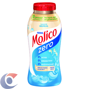 Iogurte Líquido Molico Baunilha Zero Lactose 170g