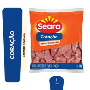 Coração De Frango Congelado Seara 1kg
