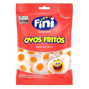 Bala Fini 80g Ovos Fritos