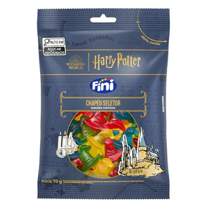 Bala Harry Potter Fini 70g Chapéu Seletor