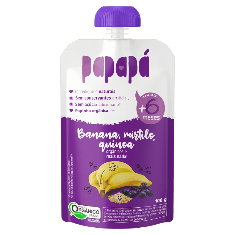 ALIM-INF-PAPAPA-ORG-100G-BAN-MIRT-QUINOA