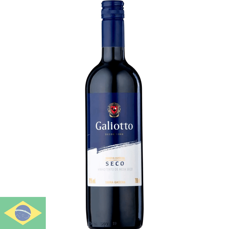 Vinho Galiotto Tinto Seco Brasil Reserva Especial Blend 750ml