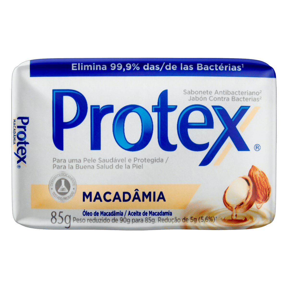 Sabonete Antibacteriano Em Barra Protex Nutri Protect Macadâmia