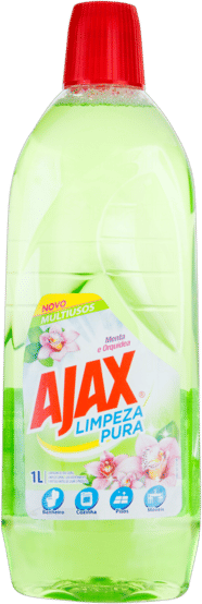 Limpador Diluível Ajax Limpeza Pura Menta E Orquídea 1l