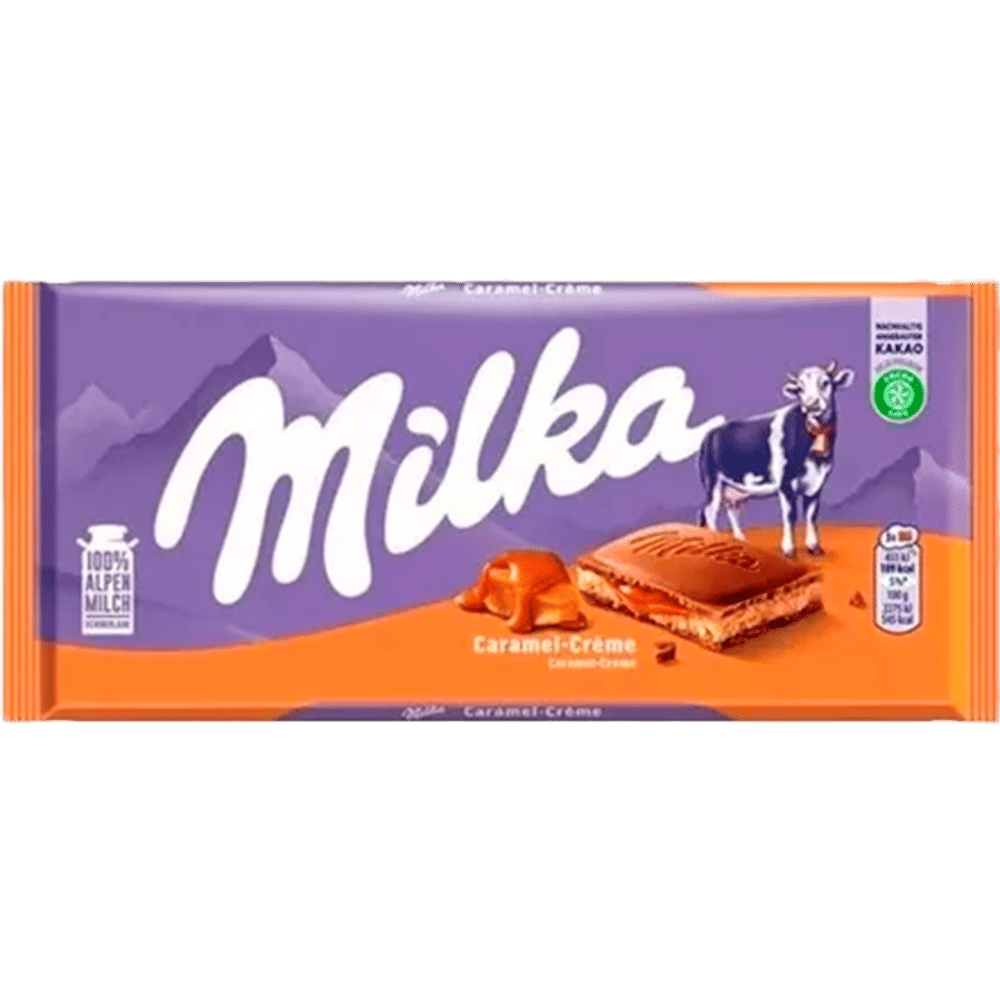 Chocolate Alemão Milka com Caramelo 100g | FastStore PDP