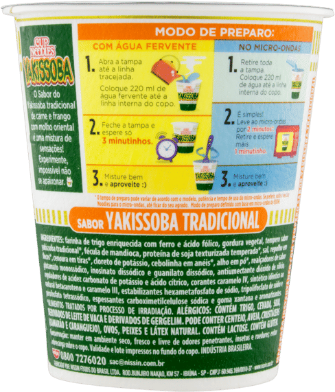 Macarrão Instantâneo Cup Noodles Yakissoba 70g | FastStore PDP