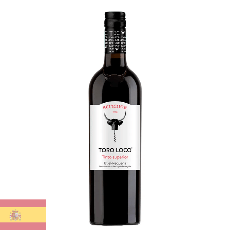 Vinho Toro Loco Tinto Seco Espanha Utiel Requena Superior Blend 750ml