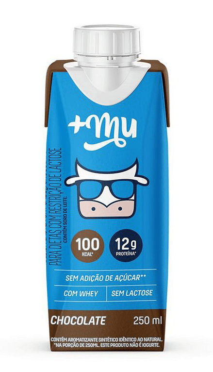 Bebida Láctea UHT +Mu Zero Lactose Chocolate 250ml