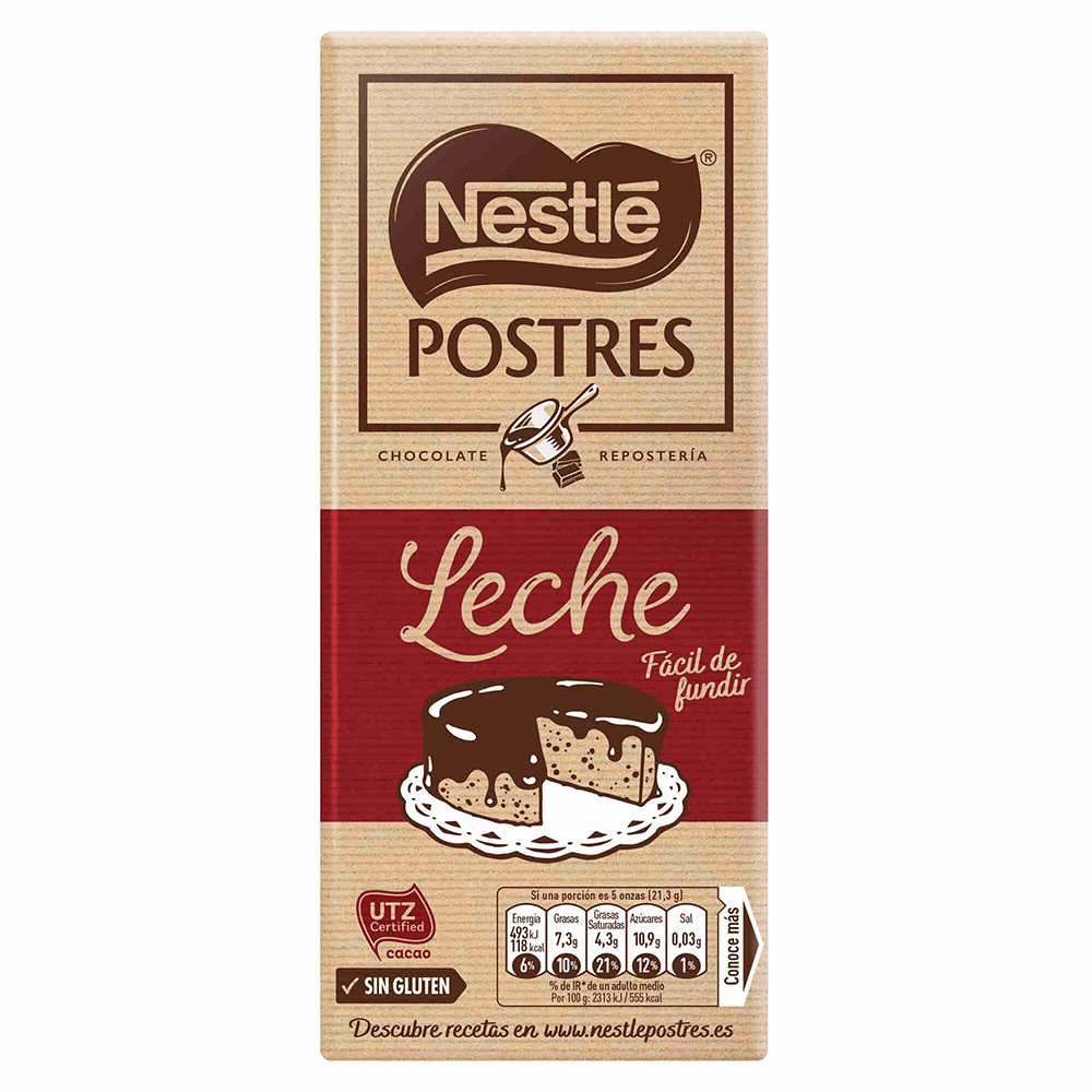Chocolate Tablete Espanhol Nestlé Postres Leche 170g | FastStore PDP