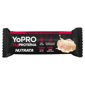 Barra De Proteina YoPRO Morango 55g