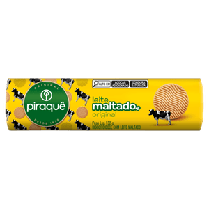 Biscoito de Leite Maltado Piraquê Original 132g