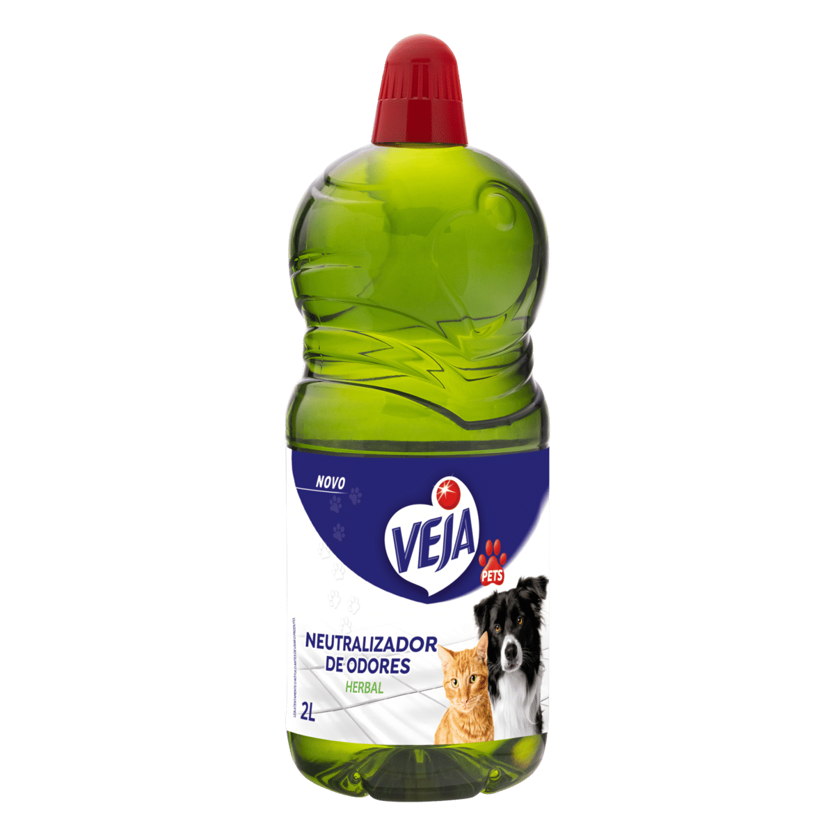 Limpador Pets Veja Desodorizador Perfumado Veja Herbal 2l