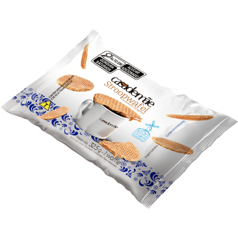 Stroopwafel De Display Casa De Mãe Original Caramelo 32,5g | FastStore PDP