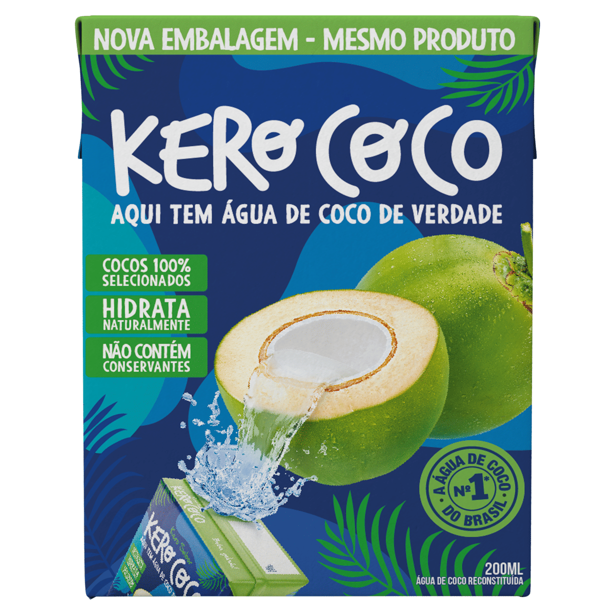 Água De Coco Esterilizada Kero Coco Caixa 200ml | FastStore PDP